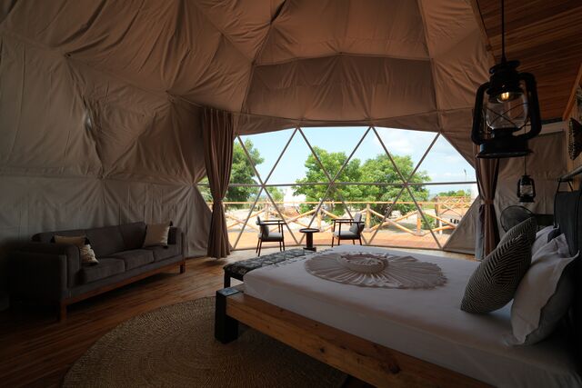 Tent by tent