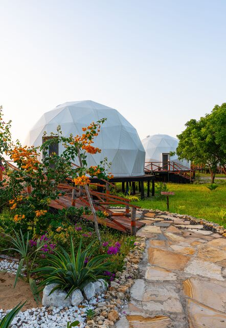 The domes from outside