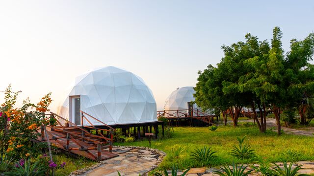 The domes from outside