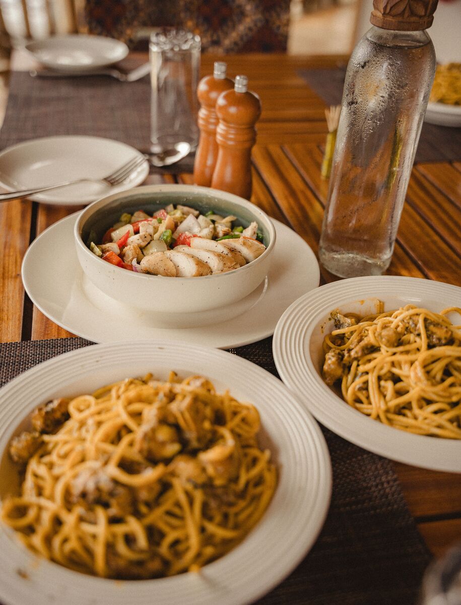 The table and the camp — Where you eat, where you sit and what the camp looks like when it is being used.