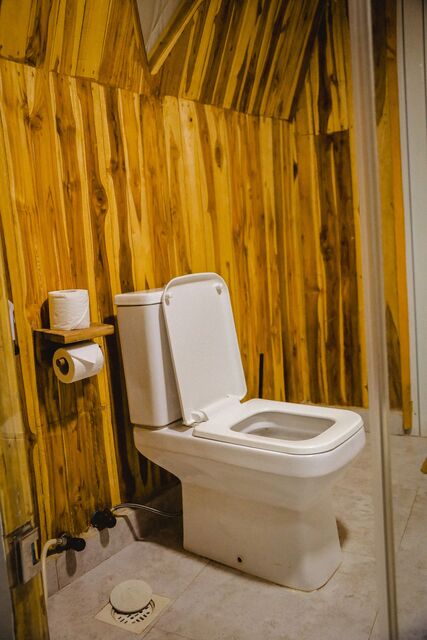 The bathrooms