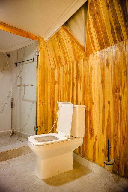 The bathrooms