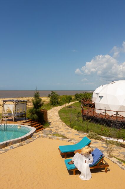The domes from outside