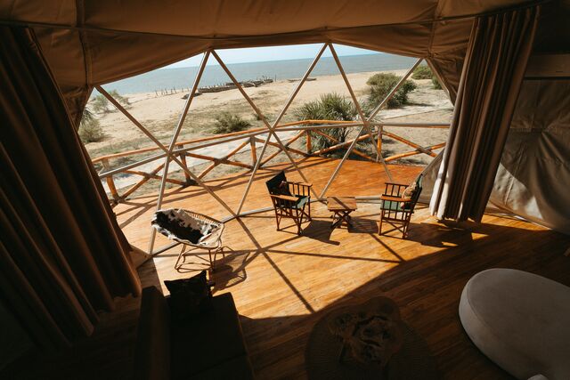 Tent by tent