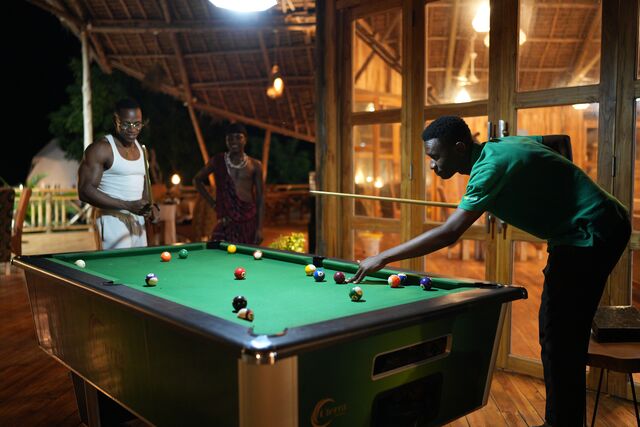 The camp in use