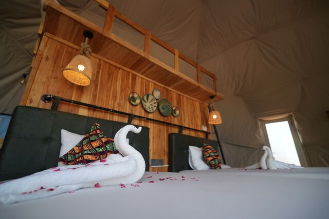 Tent by tent